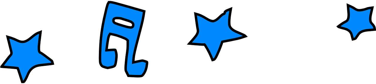 Music Note Stars - Rhode Island (1280x640), Png Download