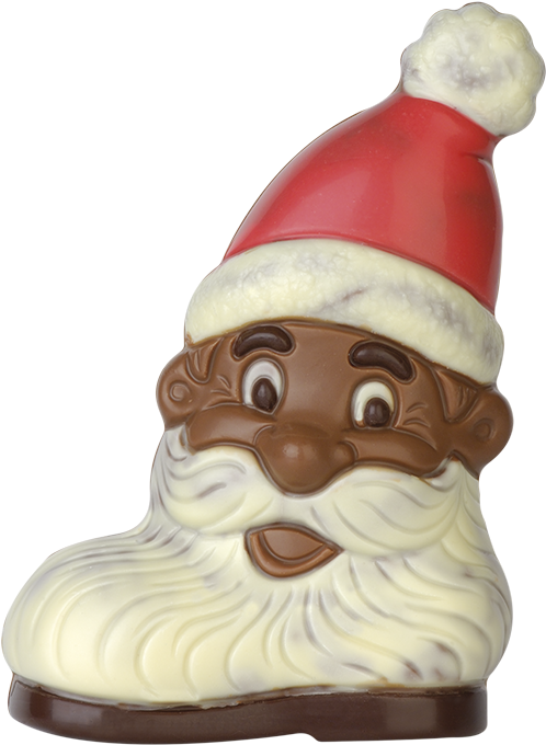 Boot With Face Of Santa Claus (600x722), Png Download