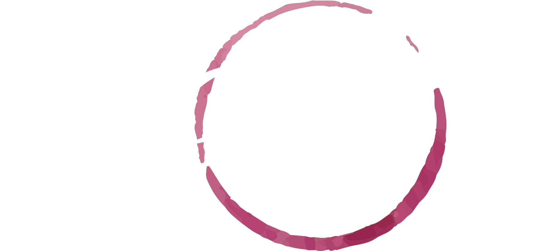 Eight Wine Ten - Circle (1893x1188), Png Download