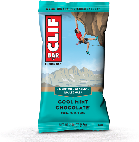Cool Choc Mint 68g - Clif Bar Peanut Butter Chocolate (625x510), Png Download
