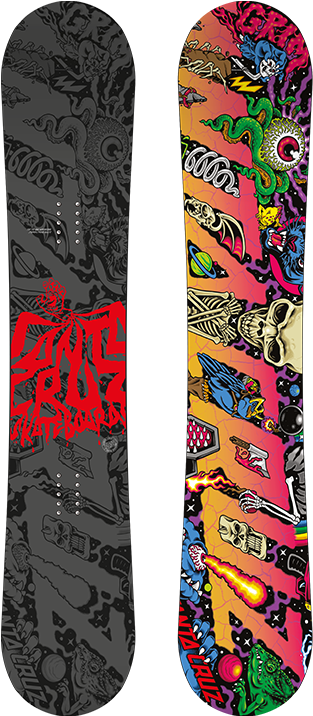 Santa Cruz Snowboards 2019 (768x768), Png Download