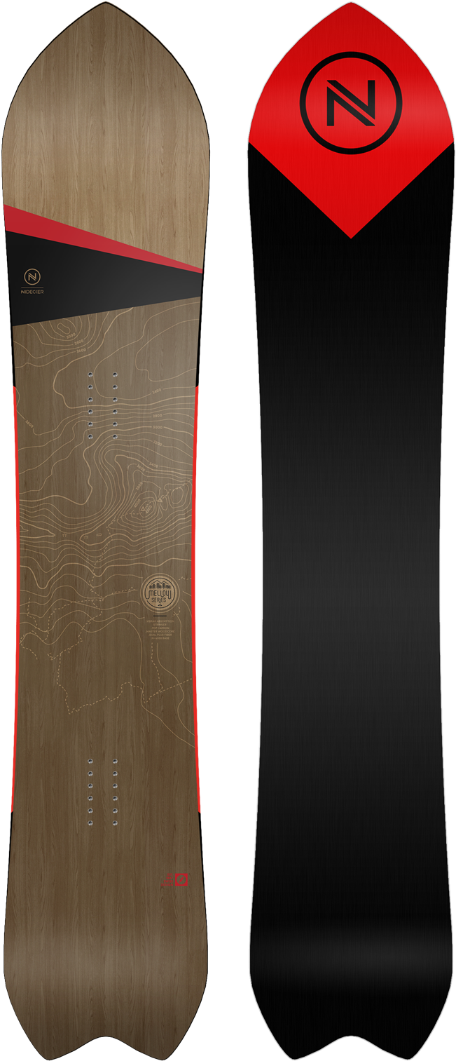 Mellow When The Mountain Is Your Wave - Nidecker Mellow (850x1700), Png Download