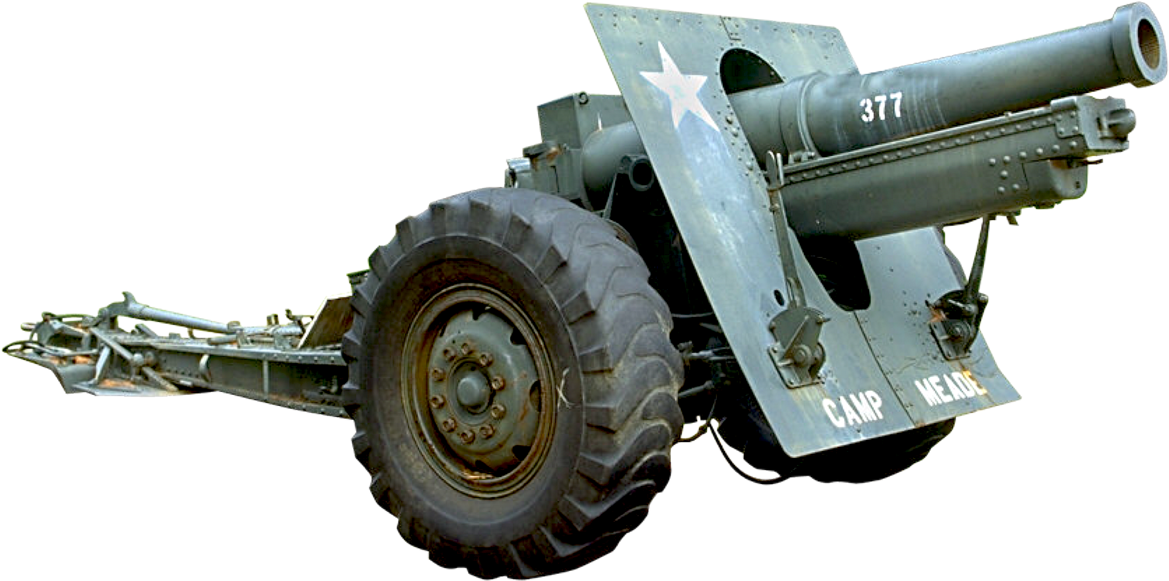 Military Cannon Png (1866x974), Png Download