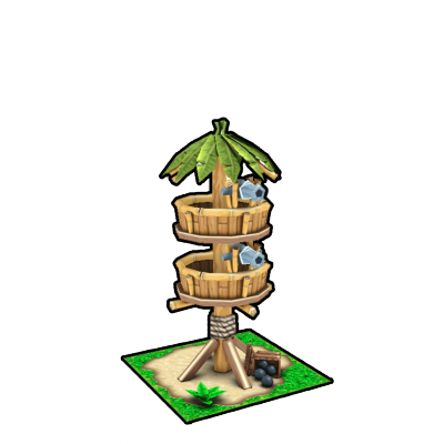 Multiple Cannon Defence With Multi Direction And Rapid - Plunder Pirates Cannon (400x400), Png Download