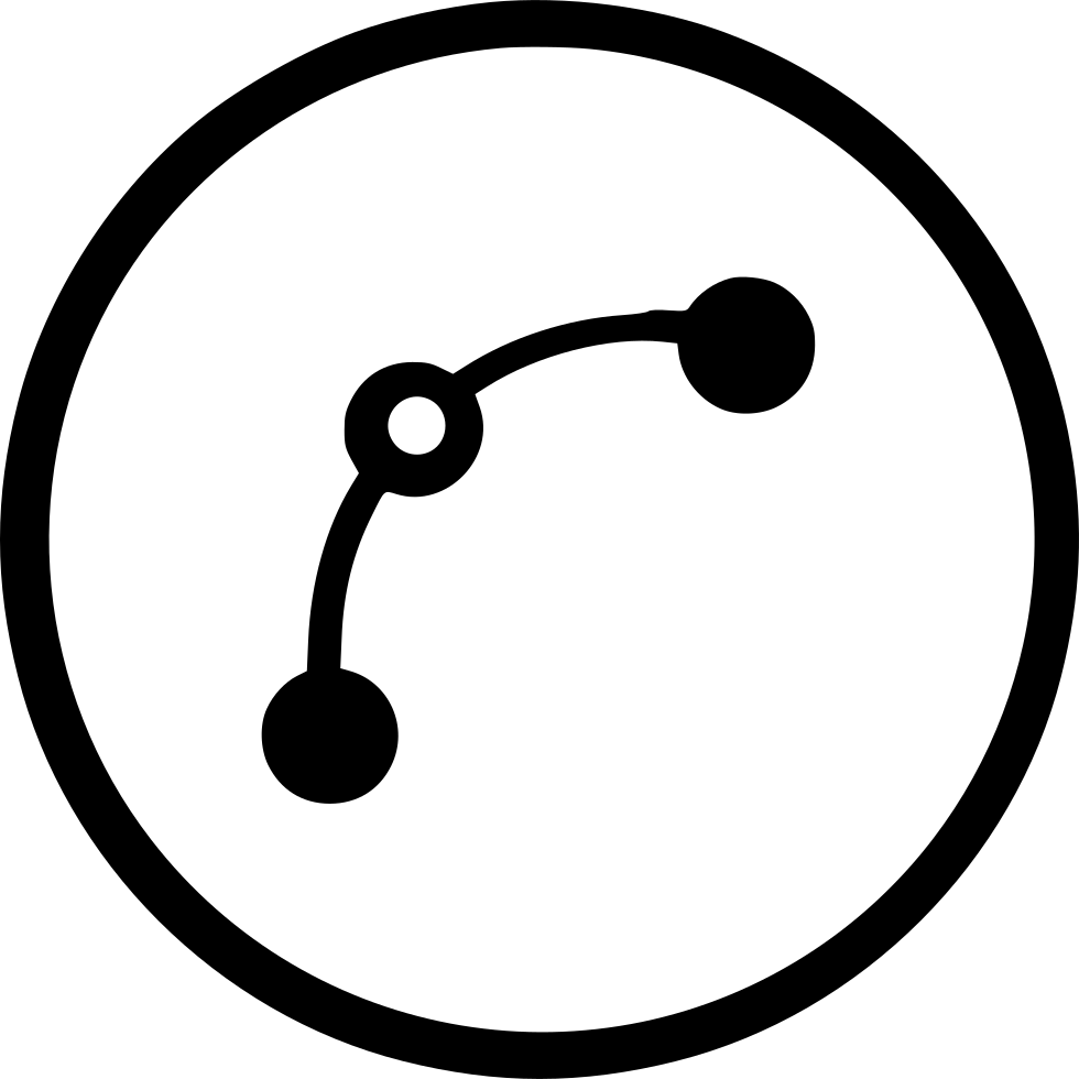 Curve Dots Transform Vector Line Comments - Circle (980x980), Png Download
