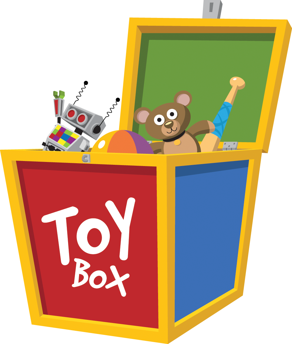 Juguetes Png - Toy Box Clipart (931x1096), Png Download