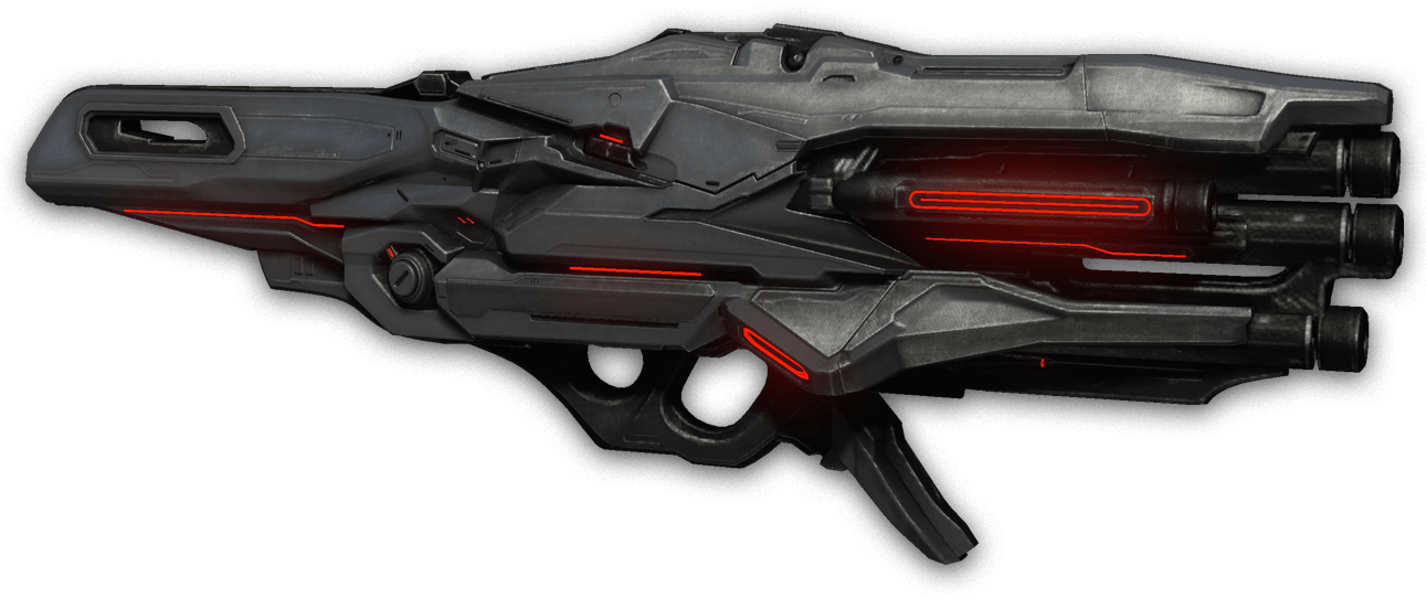 Incineration Cannons Are A Very Heavy And Deadly Form - Halo Master Chief Gun (1290x726), Png Download