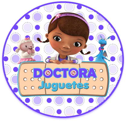 Alfajores3 Candy Bar Kit Imprimible Doctora Juguetes - Doc Mcstuffins (418x400), Png Download