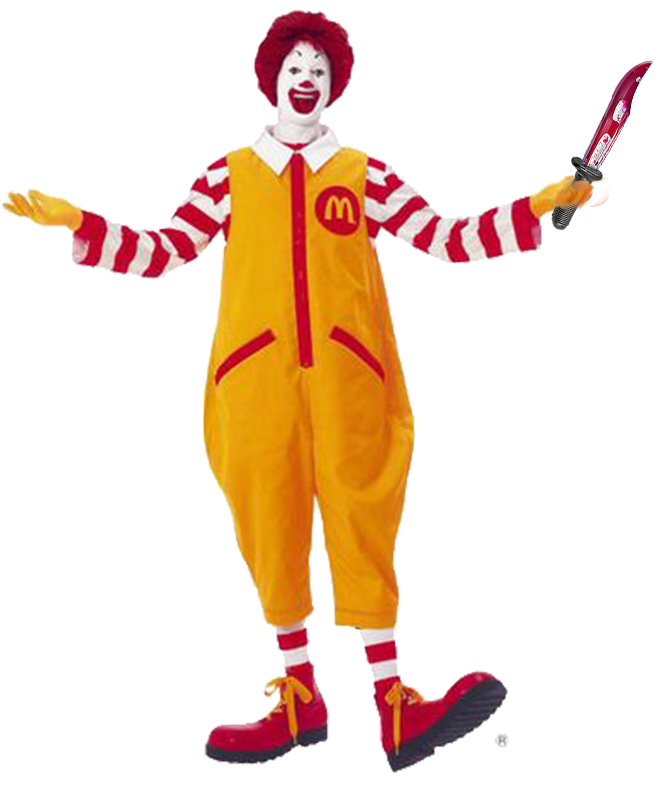 Ronald Mcripper Attacks Fundraising Teen (690x800), Png Download