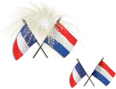 Déco Drapeau Français/hd - Tube Fete 14 Juillet (400x309), Png Download
