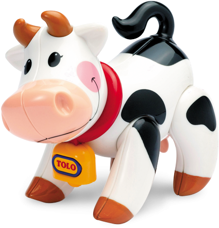 Original Vaca De Juguete - Tolo - First Friends Cow (700x514), Png Download