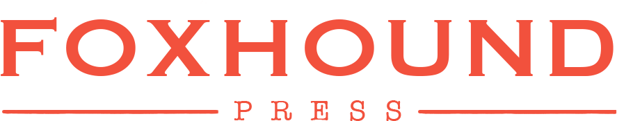 Foxhoundpress Logo2 Red Redo Logo 2 - Circle (998x221), Png Download