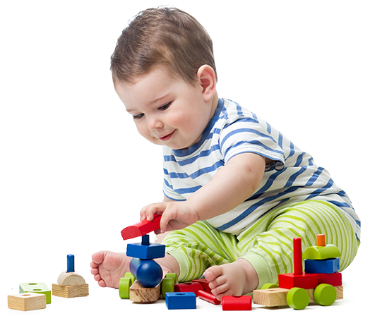 Somos Una Empresa Dedicada A La Comercialización De - Bebe Con Juguete Png (623x555), Png Download