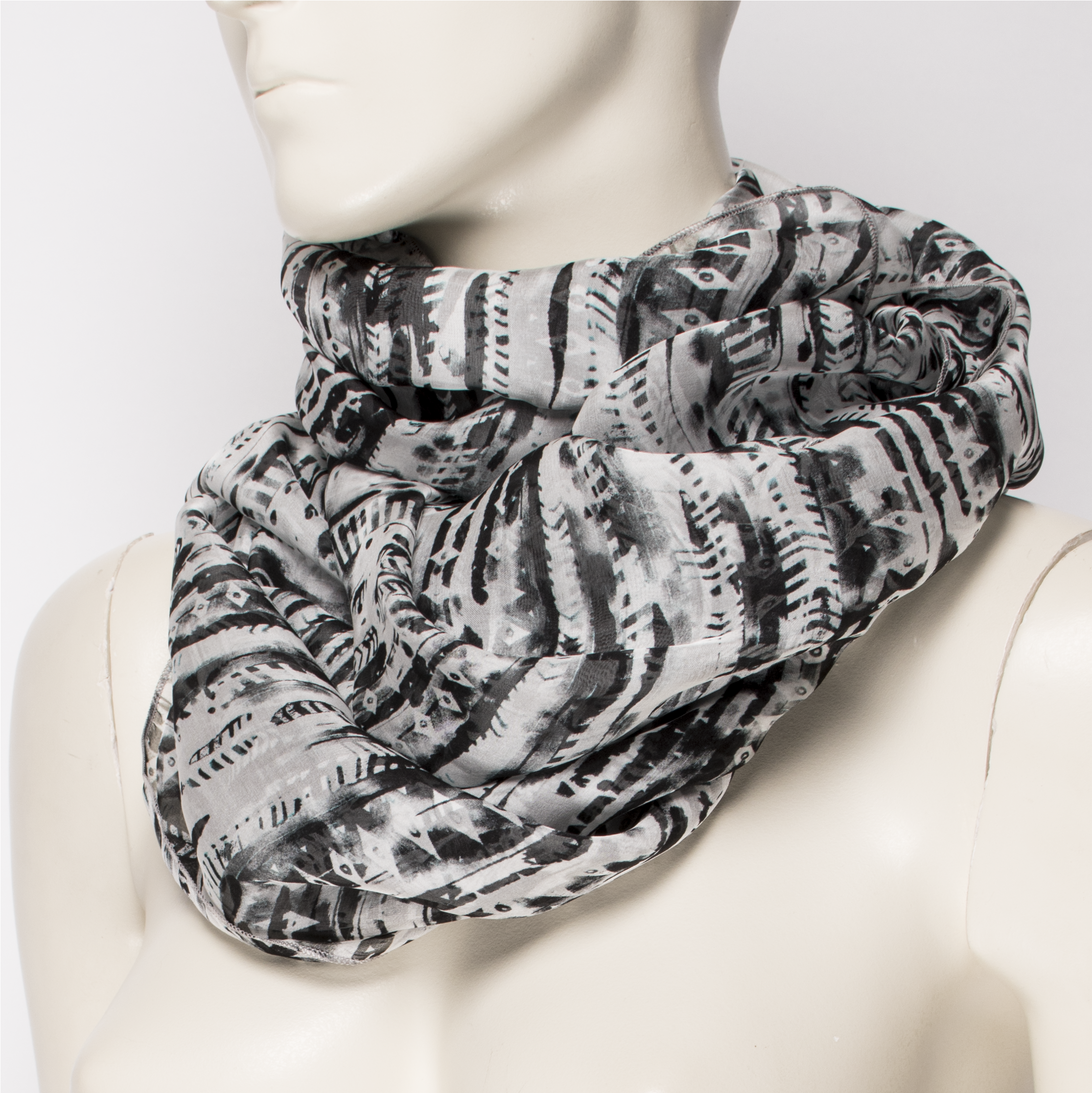 Aztec Silk Scarf - Silk (2600x3900), Png Download