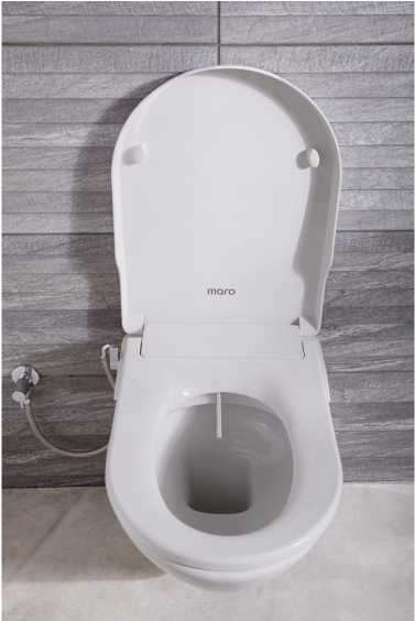 Maro Series Non-electric Toilet Shower Bidet Seat - Adob, Dusch-wc-aufsatz Fp104 (1000x563), Png Download