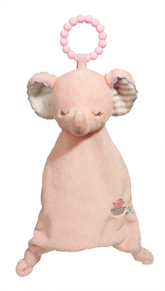 Pink Elephant Sshlumpie Teether - Pink Elephant Teether (1000x1000), Png Download