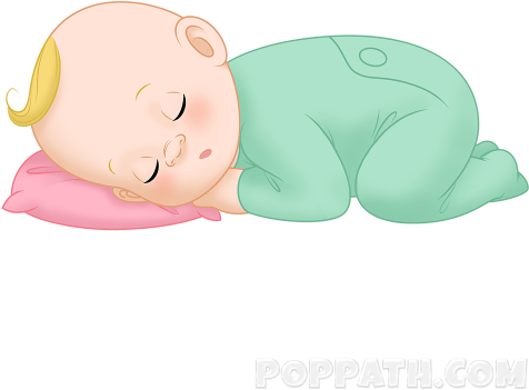 Baby Sleep Png Download - Child (500x500), Png Download