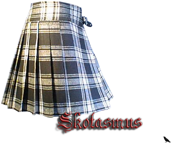 Skirt / Kilt Tartan - Gothic (869x680), Png Download
