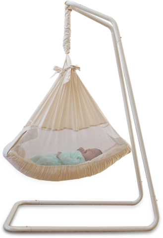 Baby Sleeping In Amby Hammock - Baby Hammock (329x481), Png Download