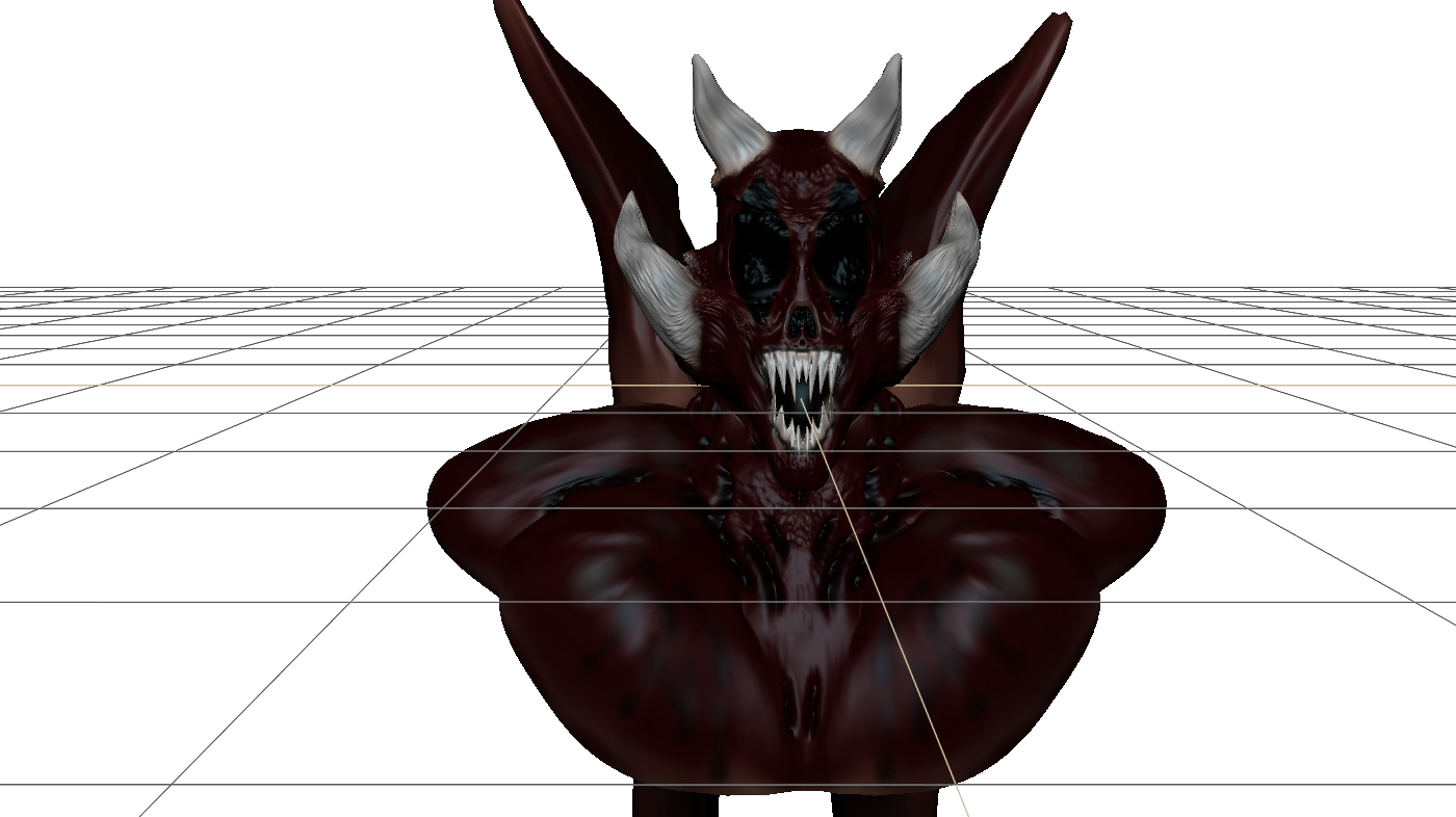 Made With Autodesk Mudbox 3d Modeling And Animation - Demon (1400x786), Png Download
