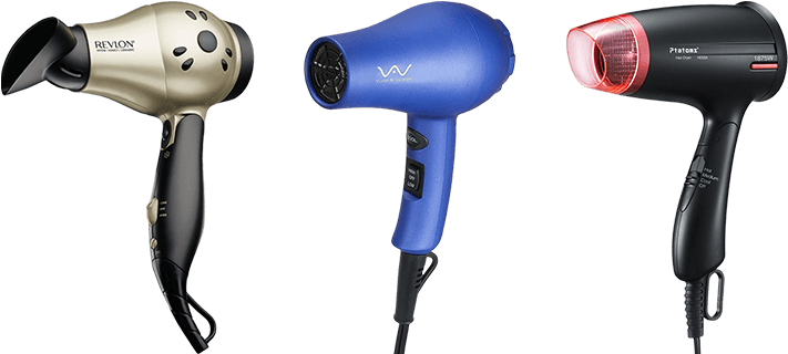 Quadcopter Reviews Best Travel Hair Dryers - Revlon Perfect Heat 1875w Fast Dry Compact Dryer (no (800x325), Png Download