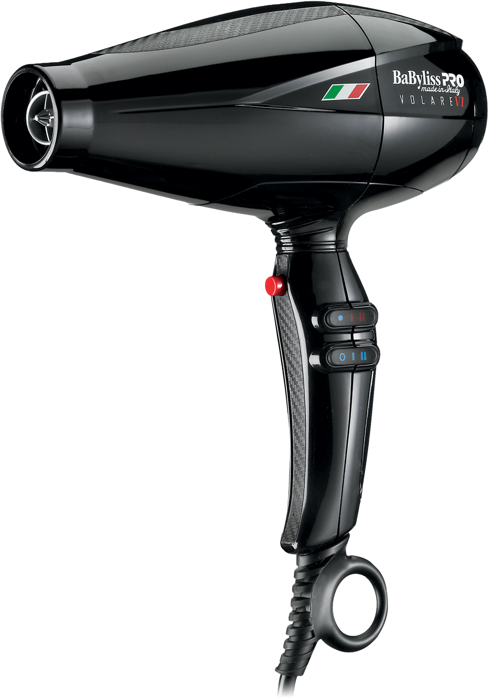 Pro Ferrari Black Volare V1 Blow Dryer - Babyliss Pro Ferrari Black Volare V1 Blow Dryer (1600x1600), Png Download