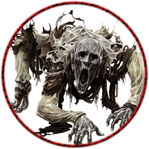 Zombie Shambler Token - Ghost Monster (520x520), Png Download