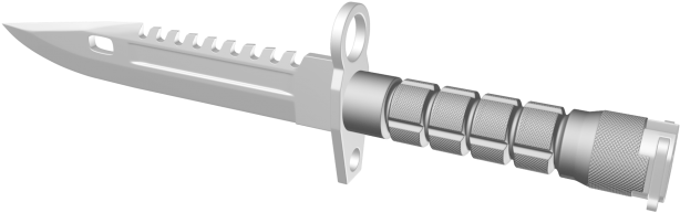 High Poly Royalty-free 3d Model - M9 Bayonet Molde (620x348), Png Download