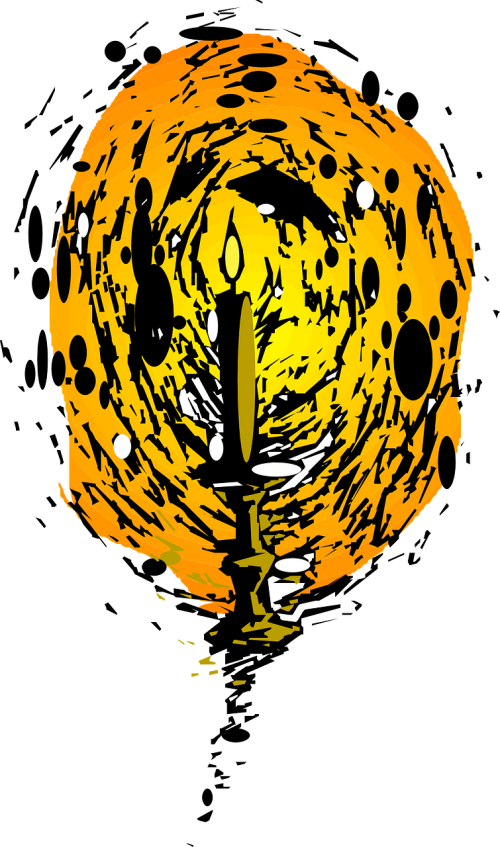Candle (500x847), Png Download