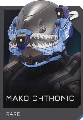 Reaper Looks Like Something From The Raccoons - Halo 5 Mako Chthonic Helmet (330x440), Png Download