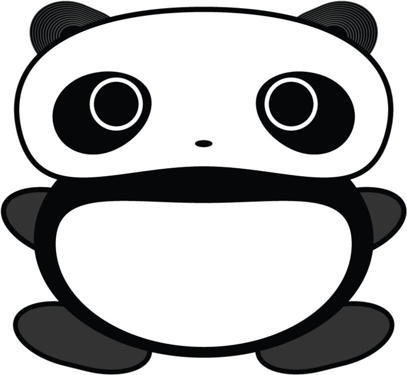 Thumb Image - Cute Panda No Background (894x894), Png Download