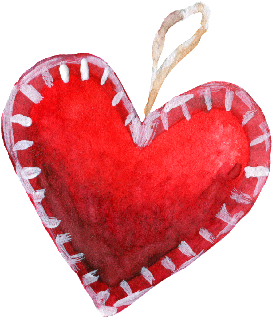 Pintado A Mano En Forma De Corazon Decoracion Festival - Festival (1024x1265), Png Download