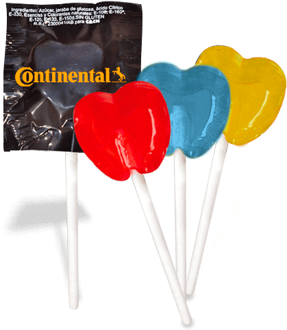 Piruleta Corazón - Continental Ag (550x550), Png Download