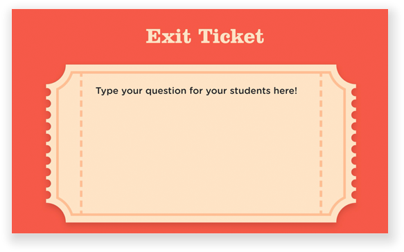 Exit Ticket (632x394), Png Download