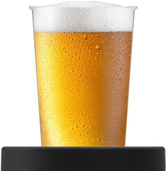 A Revolutionary System That Automatically Dispenses - Beer In A Cup (354x344), Png Download