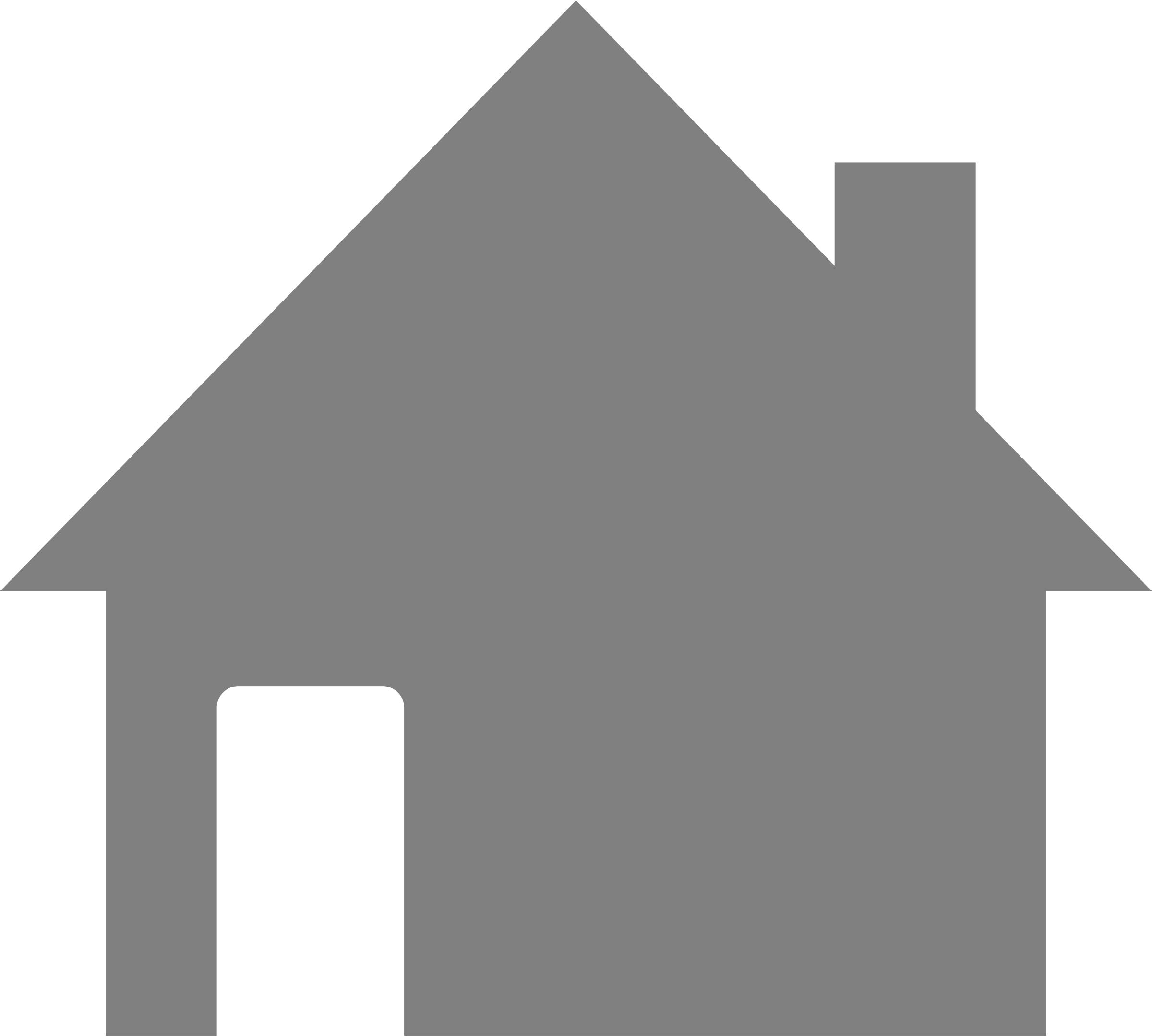 House Vector Library - House Clipart Grey (2400x2158), Png Download