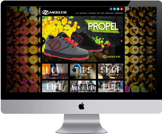 Visit Website - Heelys - Webology (550x454), Png Download