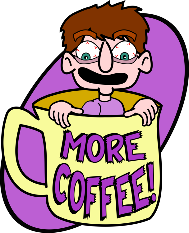 Human Behavior Coffee Cartoon Medium - Clip Art (608x750), Png Download