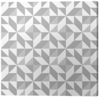 Abstract Seamless Pattern With Grey Triangle Canvas - Vector Graphics (400x400), Png Download