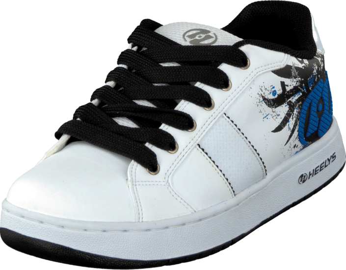 Kvinna Köp Heelys Crest White Blue Vita Skor Priser - Heelys (705x551), Png Download
