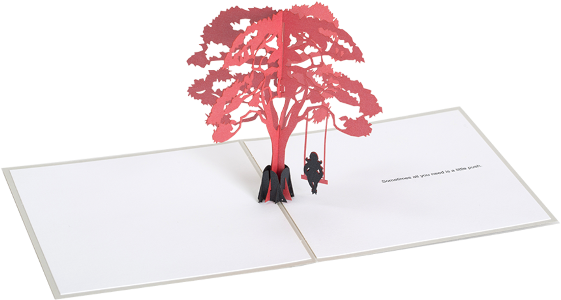 Swing Tree - Maple Leaf (1280x720), Png Download