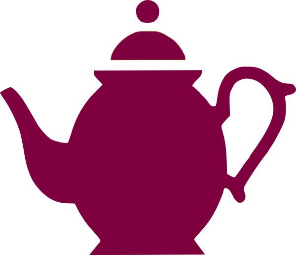 Pouring - Coffee - Pot - Clipart - Tea Cup Silhouette (600x517), Png Download