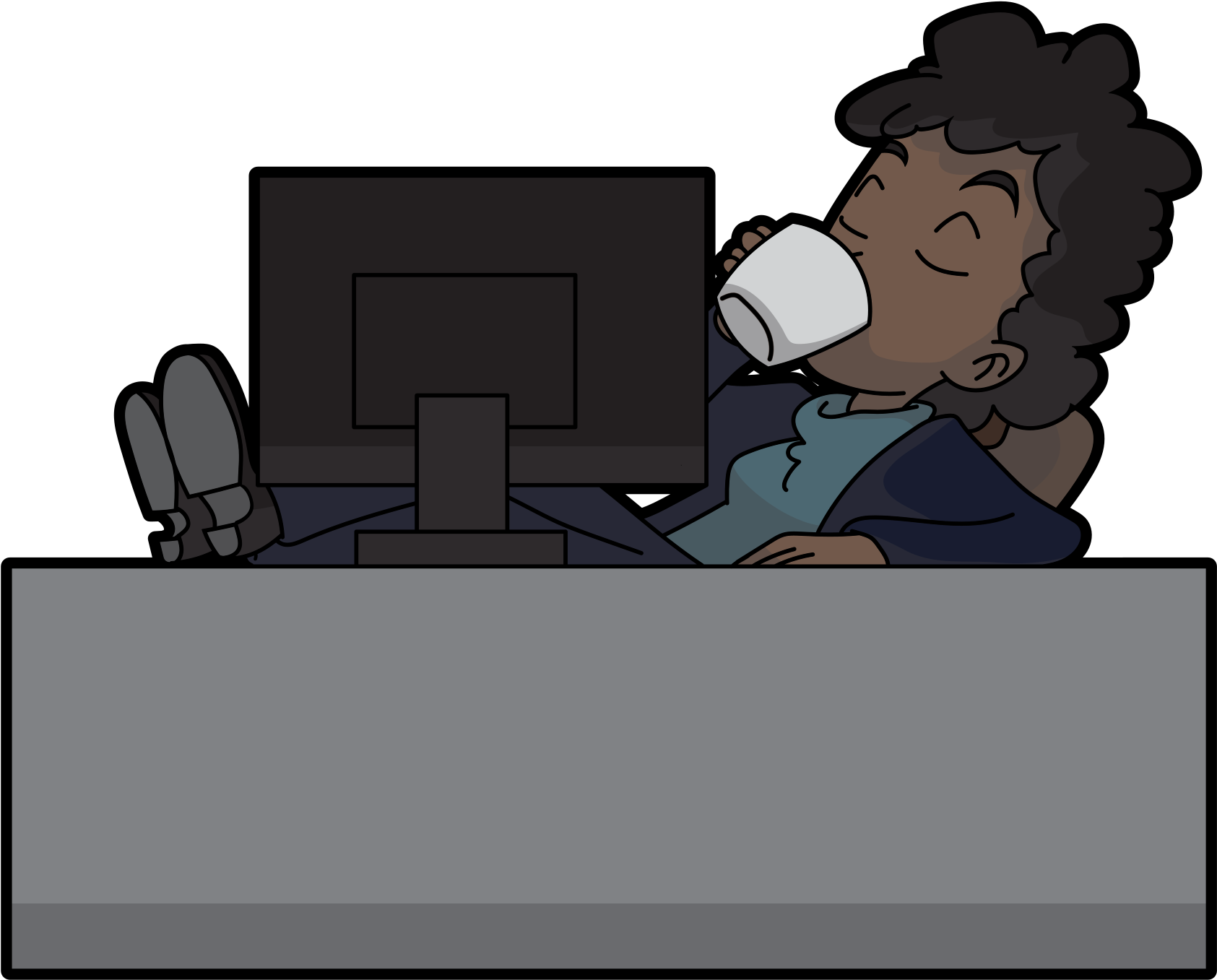 Open - Cartoon (2000x1594), Png Download
