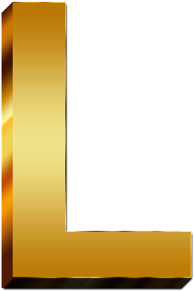 Download Letra L Png - Gold Letter L Png - Full Size PNG Image - PNGkit