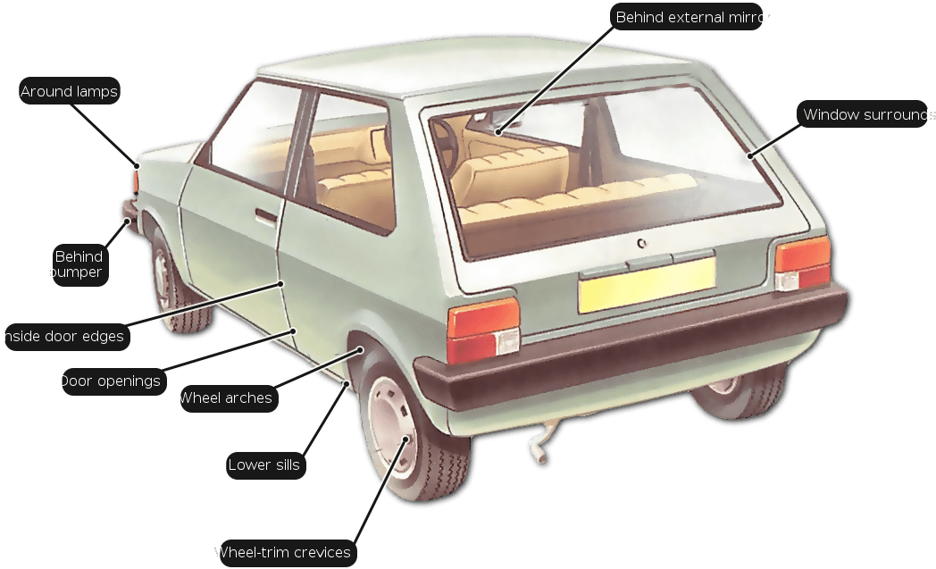 Checking Car For Rust (1116x686), Png Download