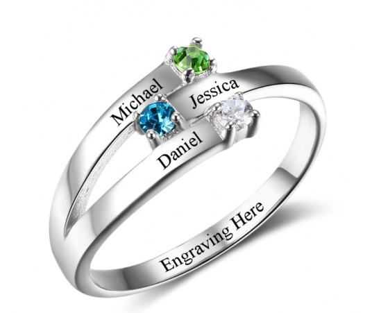 Rings With 3 Names (800x450), Png Download