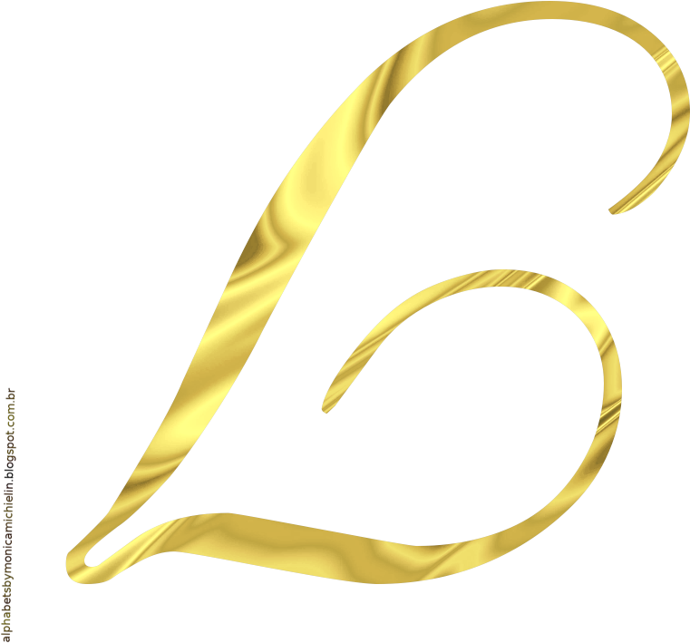 Letra Da Musica Chemical Wedding - Letra L Dourada Png (900x900), Png Download