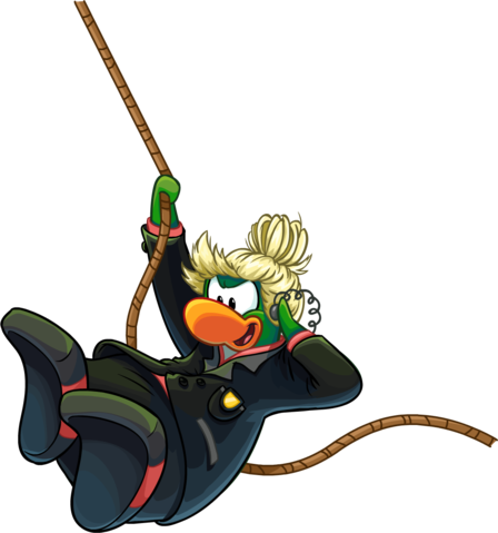 Penguin Style June 2015 Agent 3 - Club Penguin Epf Agent (448x479), Png Download