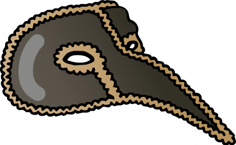 Plague Doctors Had A Mask That Had Perfume Or Herbs (460x283), Png Download