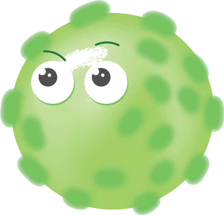 And You Can Catch Measles From An Infected Person Even - Cartoon (900x900), Png Download